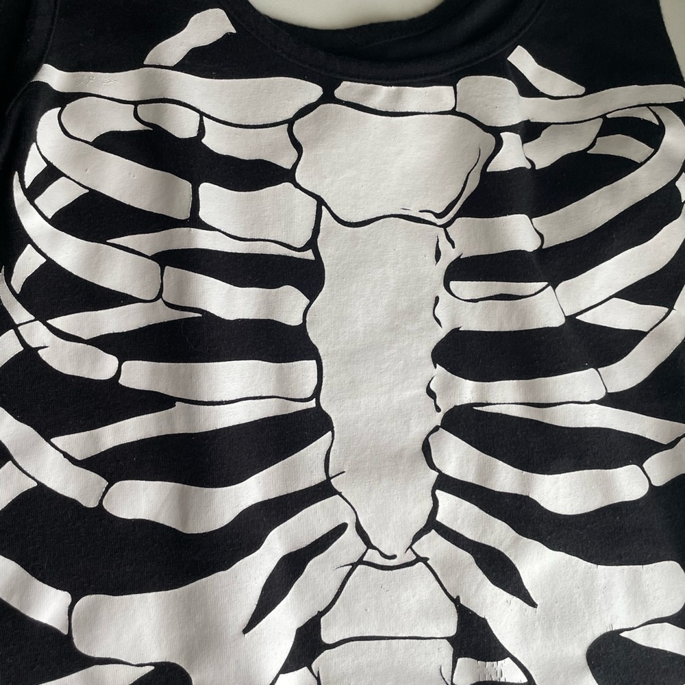 Vintage skeleton cotton dress - Picture 10 of 16